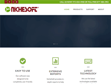 Tablet Screenshot of nichesoft.com